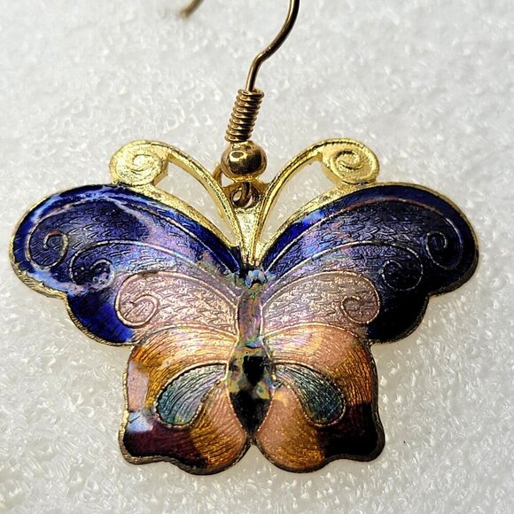 Colorful Butterfly Earrings - Picture 4 of 5